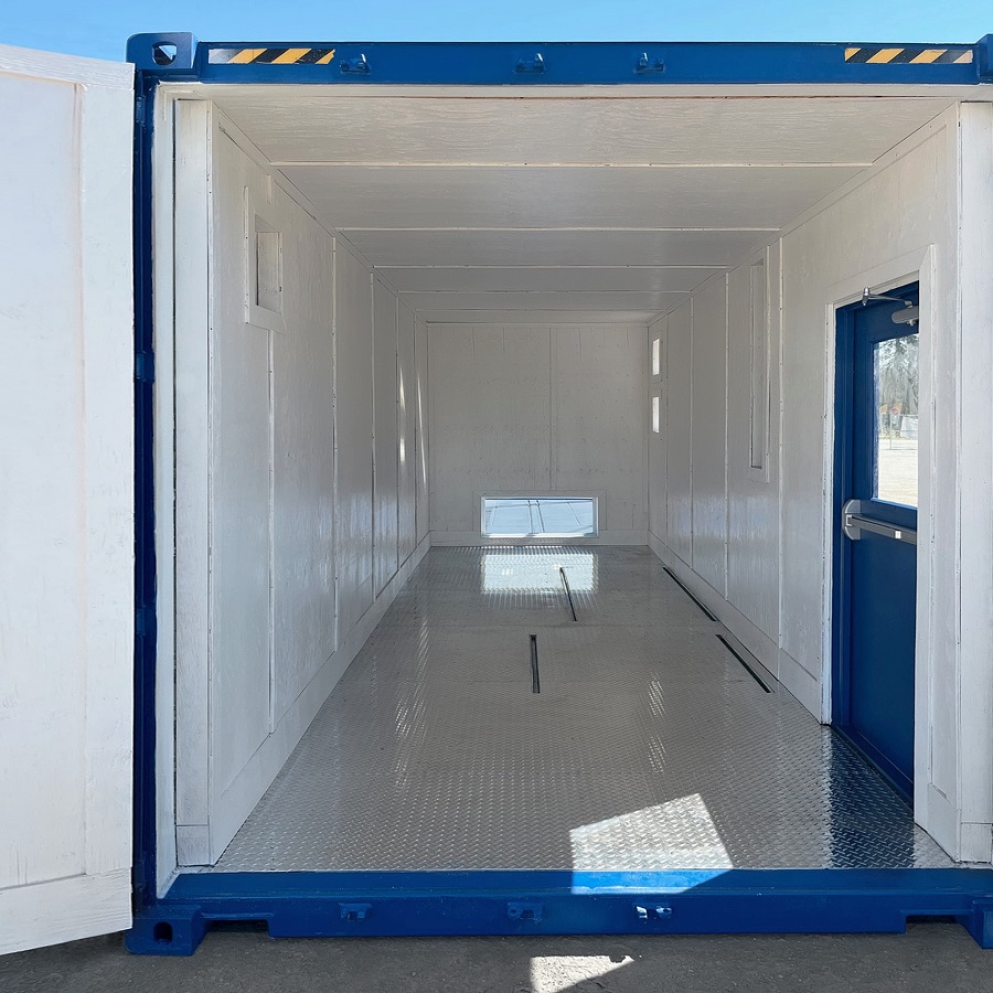 40’ Custom Equipment Enclosure - Charlie Container Crew Pty Ltd