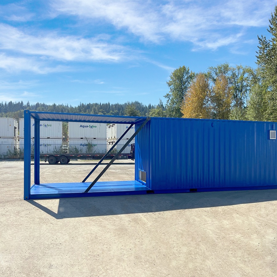 40’ Custom Equipment Enclosure - Charlie Container Crew Pty Ltd