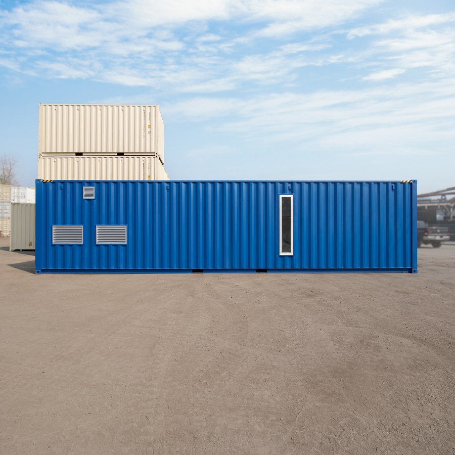 40’ Custom Equipment Housing Unit - Charlie Container Crew Pty Ltd