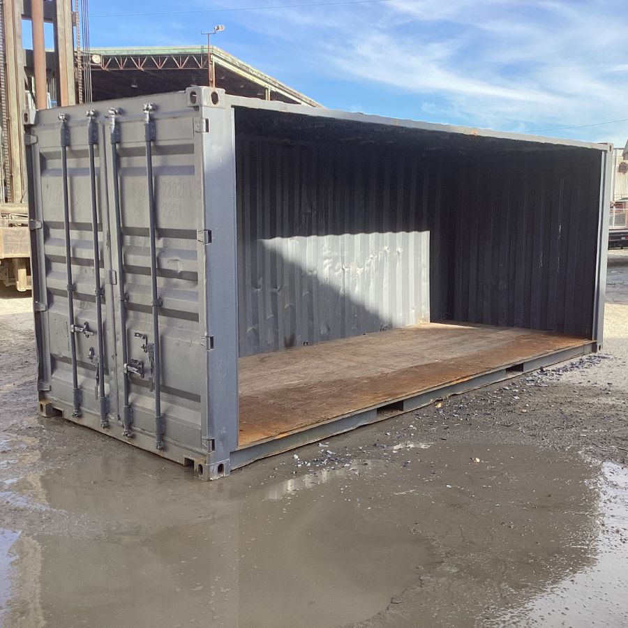 20′ Used “Open-Face” Shipping Container (Special) - Charlie Container Crew Pty Ltd