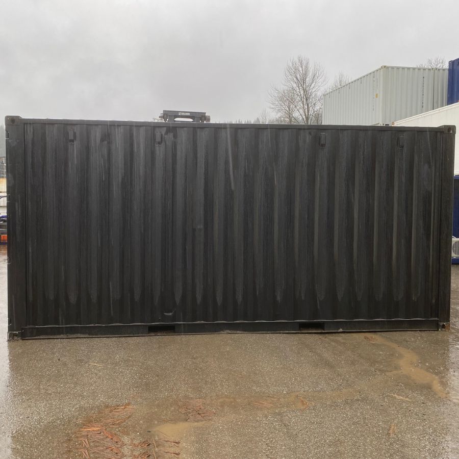 20’HC New (1-Trip) Shipping Container – Painted Black - Charlie Container Crew Pty Ltd