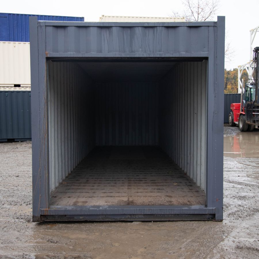 25′ Cut-Down Shipping Container w/Roll-Up Door - Charlie Container Crew Pty Ltd
