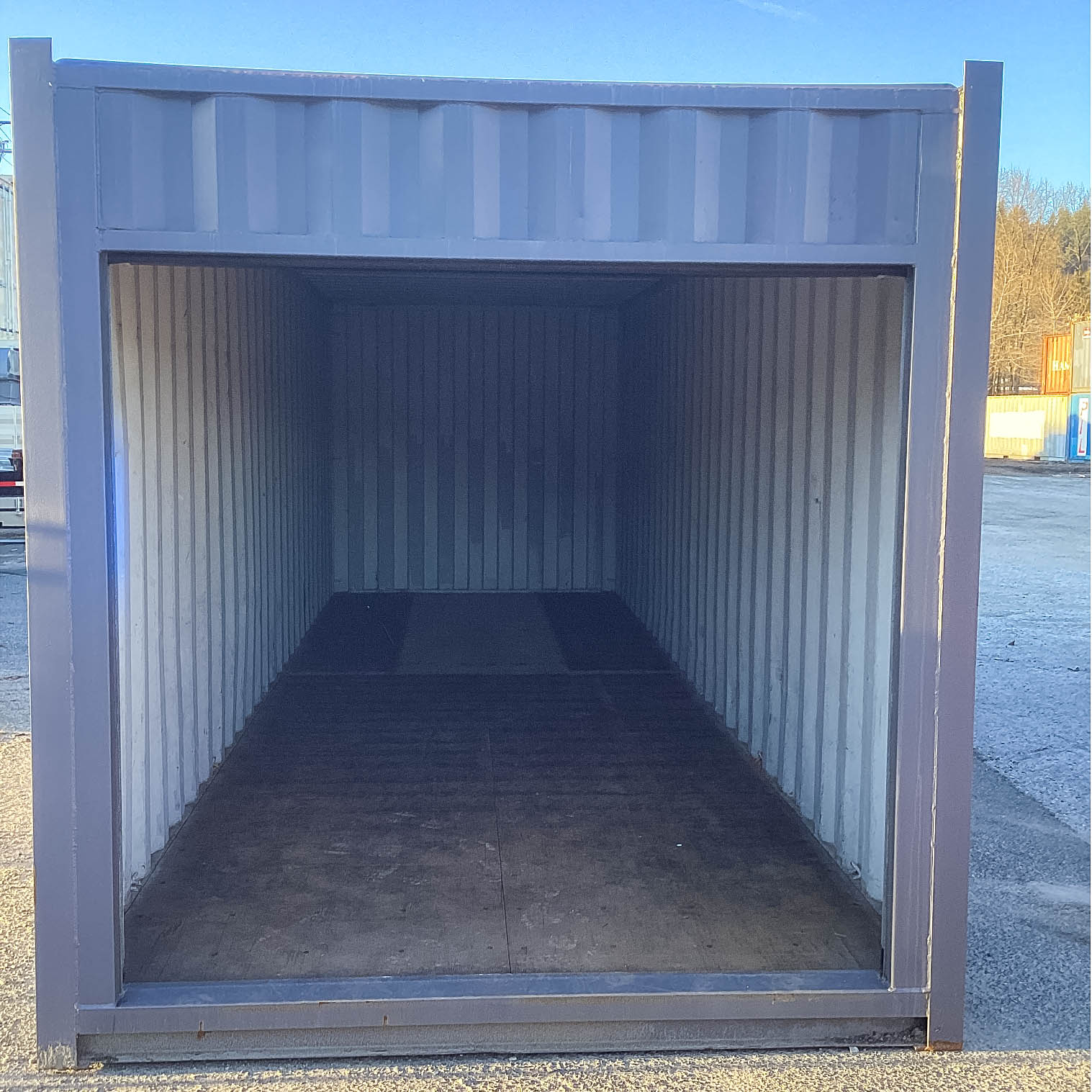 26′ Cut-Down Shipping Container w/Roll-Up Door - Charlie Container Crew Pty Ltd