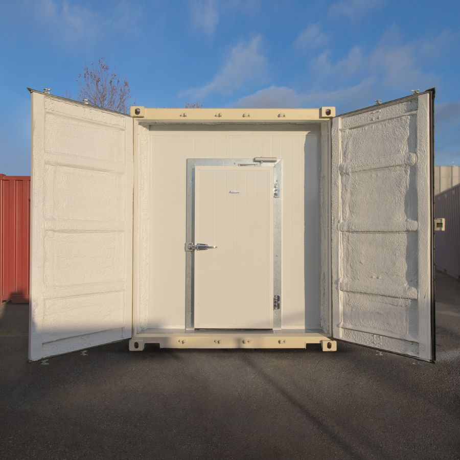10′ Walk in Cooler CUBE - Charlie Container Crew Pty Ltd
