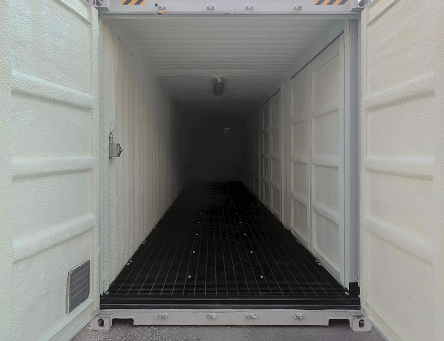 40’HC Chemical Storage w/4 x Side Doors - Charlie Container Crew Pty Ltd
