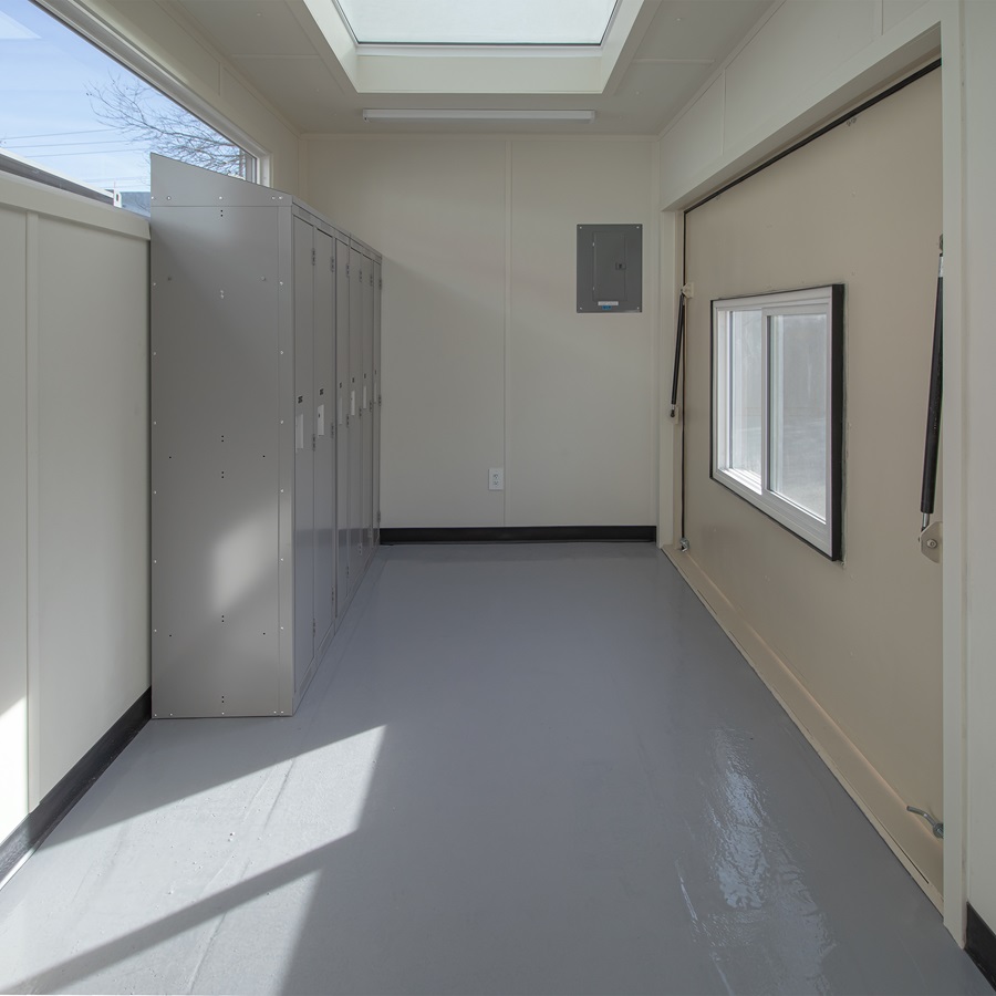 40’ Art Studio w/Flip up Doors - Charlie Container Crew Pty Ltd