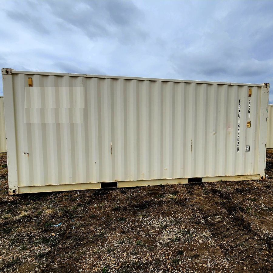 20’ New (1-Trip) Container w/ Shelving on BOTH sides - Charlie Container Crew Pty Ltd