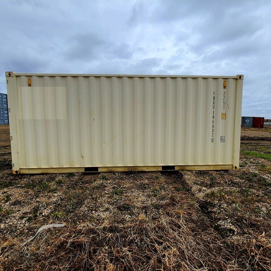 20’ New (1-Trip) Container w/ Shelving on BOTH sides - Charlie Container Crew Pty Ltd